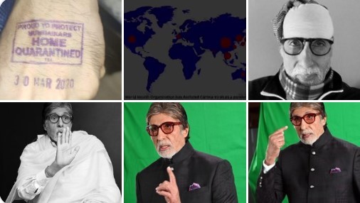 amitabh bachchan and his covid messages
