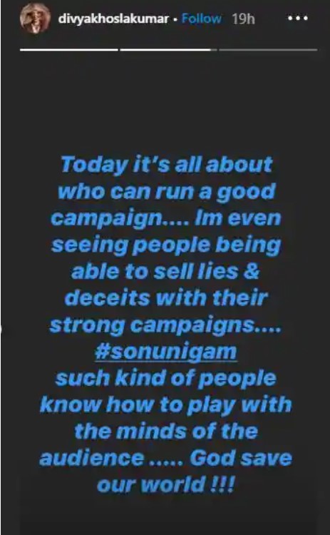 Divya Khosla Strong Reply to Sonu Nigam