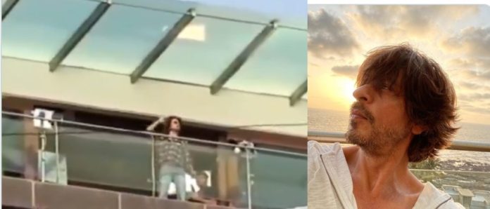 Watch Viral Video: Has KING KHAN begun shooting of next film at home?