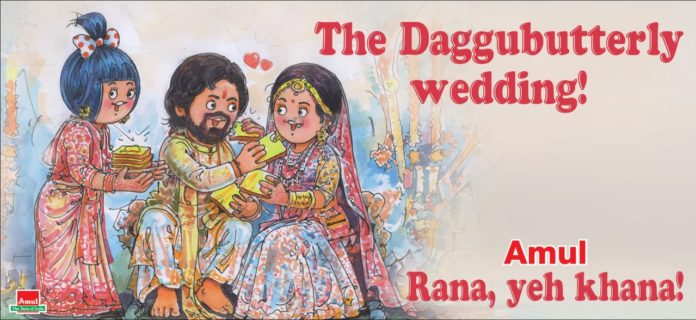 Rana Miheeka Shaadi: Sensational Hai-Even Amul Doodled it