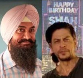 HBD Shah Rukh Khan, Laal Singh Chaddha Aamir Springs a Surprise