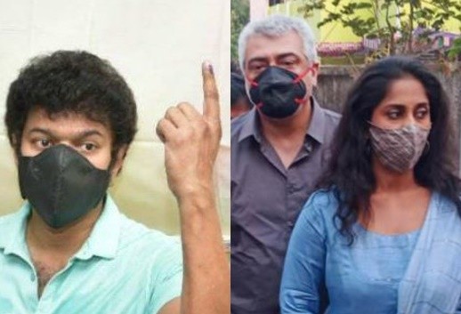 How Vijay, Ajith Inspire Fans By Casting Their Vote Differently?