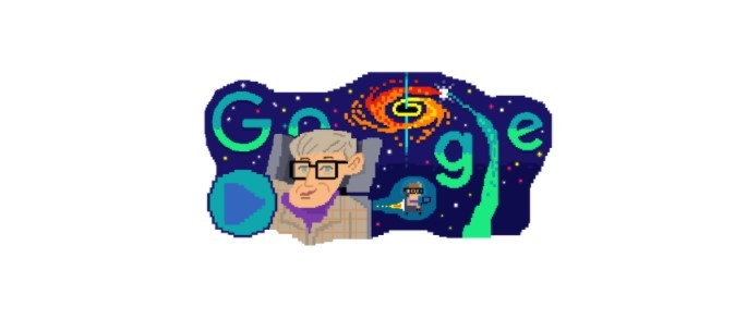 Stephen Hawking Animated Doodle by Google is Extremely Immersive