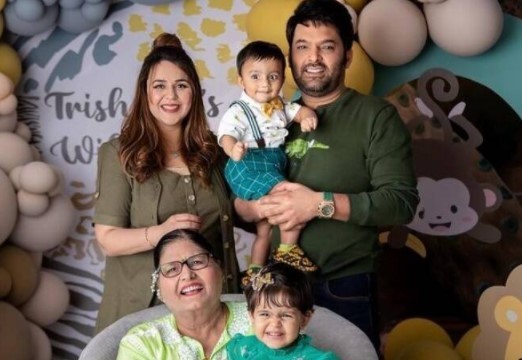 Kapil Sharma Shares an adorable family pic on Trishaan Birthday