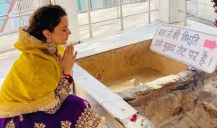Kangana Ranaut Offers Prayers to Mata Vaishno Devi on her B'Day