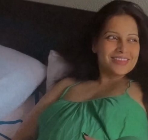 Bipasha Basu share a cute happiness video of her baby bump