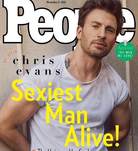 Chris Evans gets the sexiest man alive title by People