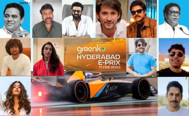 Celeb Power: Indian Superstars Unite for Historic 2023 Greenko Hyderabad E-Prix