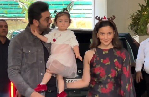 Raha , Alia and Ranbir Kapoor Daugher