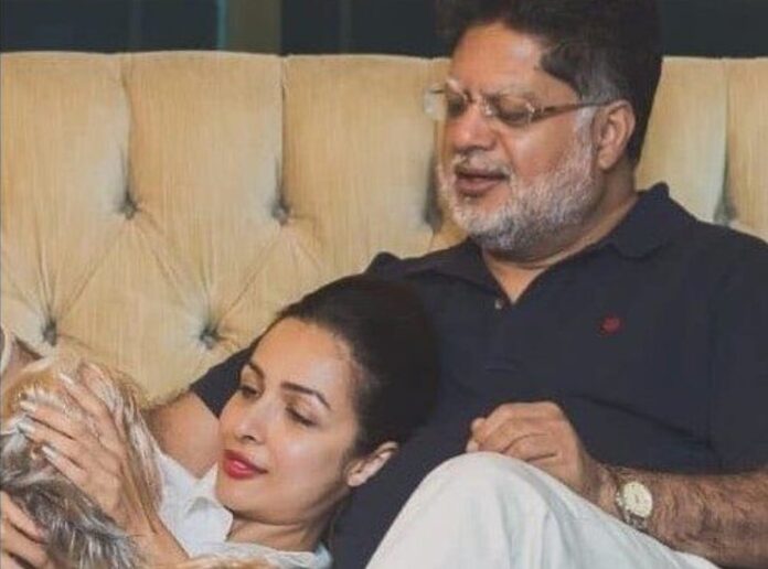 Malaika Arora with Dad Anil Arora